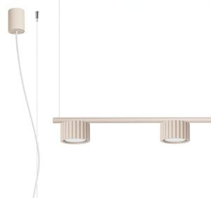 Sollux SL.2697 - Lampadario a sospensione AURA su cavo 4xGX53/10W/230V color crema