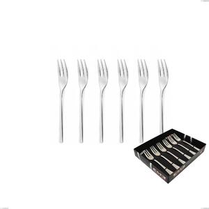 Confezione vetrina 6 pezzi forchettine dolce Griffe, Acciaio inox 18.10 (AISI304) , spessore 3.0 mm