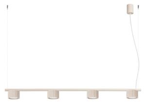 Sollux SL.2697 - Lampadario a sospensione AURA su cavo 4xGX53/10W/230V color crema
