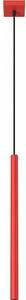 Sollux SL.2141 - Lampadario a sospensione PASTELO 1xG9/8W/230V rosso