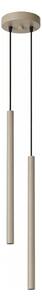 Sollux SL.2118 - Lampada a sospensione su cavo PASTELO 2xG9/8W/230V taupe