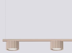 Sollux SL.2702 - Lampadario su cavo AURA 4xGX53/10W/230V tortora
