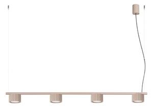 Sollux SL.2702 - Lampadario su cavo AURA 4xGX53/10W/230V tortora