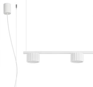 Sollux SL.2695 - Lampadario a sospensione su cavo AURA 4xGX53/10W/230V bianco