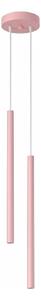Sollux SL.2130 - Lampadario sospeso a cavo PASTELO 2xG9/8W/230V rosa