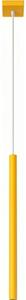 Sollux SL.2137 - Lampada a sospensione su cavo PASTELO 1xG9/8W/230V gialla