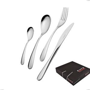 Set di posate 75 pezzi Hotel in confezione regalo, Acciaio inox 18.10 (AISI304), spessore 2.5 mm