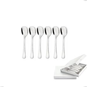 Confezione a libro 6 pezzi cucchiaini gelato Impero, ACCIAIO INOX 18.10(AISI304), spessore 2.5 MM