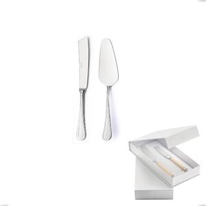 Confezione a libro 2 pezzi,paletta pi� coltello dolce da servizio Impero, ACCIAIO INOX 18.10(AISI304), spessore 2.5 MM