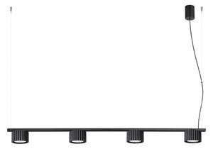 Sollux SL.2696 - Lampada a sospensione con cavo AURA 4xGX53/10W/230V nera