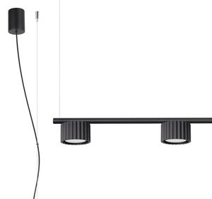 Sollux SL.2696 - Lampada a sospensione con cavo AURA 4xGX53/10W/230V nera
