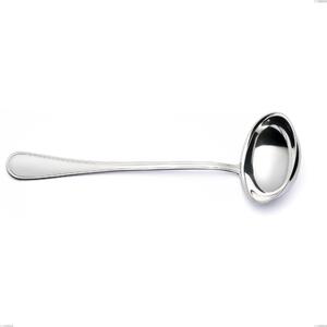 Mestolo Impero Argento 8 micron, Acciaio inox Aisi 304 Finitura Argentata, spessore argento 8 micron, spessore posata 3 mm, lunghezza 287 mm