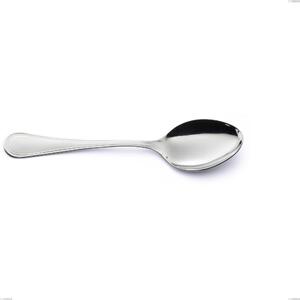 Cucchiaio da servizio Impero Argento 8 micron, Acciaio inox Aisi 304 Finitura Argentata, spessore argento 8 micron, spessore posata 3 mm, lunghezza 233 mm