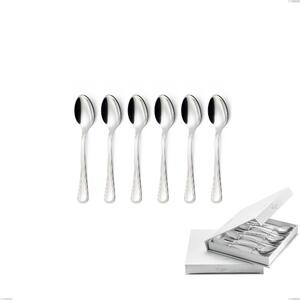 Confezione a libro 6 pezzi cucchiaini caff� Impero, ACCIAIO INOX 18.10(AISI304), spessore 2.5 MM- posate