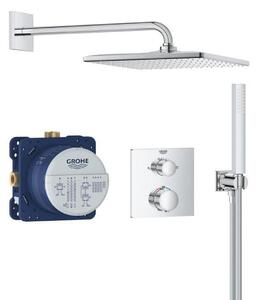 Built-in shower set - 1 jet - Thermostatic mixer - GROHE - 34881000 - Gray