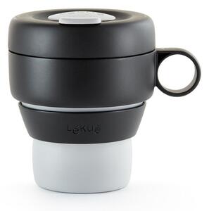 Tazza termica nera 400 ml To Go – Lékué
