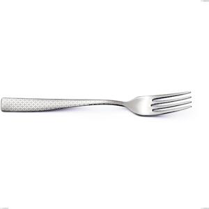 Forchetta tavola Infinity Monogran, Acciaio 18/10 (aisi 304) incisione laser, spessore 2.5 mm, lunghezza 214 mm