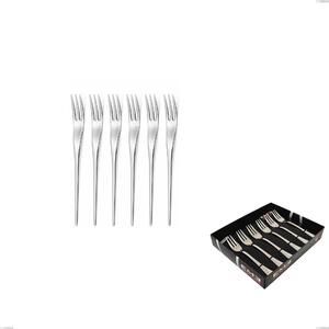 Confezione vetrina 6 pezzi forchettine dolce Joli, Acciaio inox 18.10 (AISI304), spessore 4.00 mm finitura Lucida
