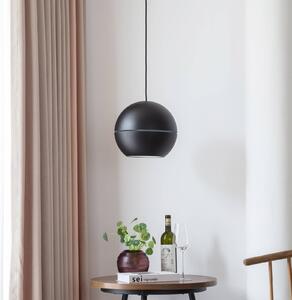 Lucande lampada a sospensione Calantha, nero, alluminio, Ø 30 cm