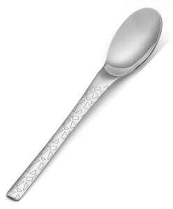 Cucchiaio da tavola JOY TRIANGLE in acciaio 18.10 AISI304 2 mm, Lunghezza 217 mm manico in acciaio lavabili in lavastoviglie