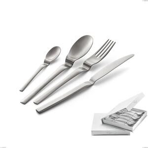 Confezione a libro 6 pezzi cucchiaini caff� Joy Up 2.00 mm acciaio 18/10 Sabbiato, Acciaio 18/10 (AISI 304), spessore 2,00 mm