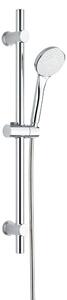 Set per doccia color argento lucido in acciaio inox con doccetta/con supporto scorrevole 70 cm Uno – Allstar