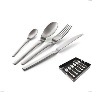 Confezione vetrina 6 pezzi moka Joy Up 2.00 mm acciaio 18/10 Sabbiato, Acciaio 18/10 (AISI 304), spessore 2,00 mm