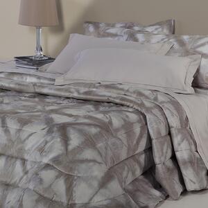 Trapunta In Percalle Shibori 180X270 Emporium Geometrico Sabbia Caleffi