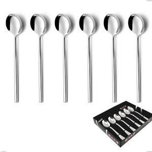 Confezione vetrina 6 pezzi caff� kyoto, Acciaio inox (Aisi 304) inox lucido
