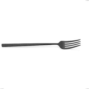 Forchetta da servizio Kyoto Origami Black, Acciaio inox (Aisi 304) trattamento pvd acciaio lucido, lunghezza 247 mm
