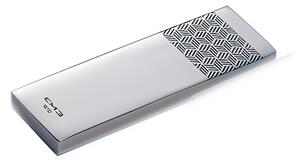 Poggia Posate supporto per set SUSHI KYOTO ORIGAMI Inciso in acciaio 18.10 dimensioni 75x25 h 10 mm accoglie Coppia Chopstick inox Lucido
