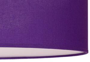 Roller Euluna, tinta in tessuto viola, Ø 40 cm