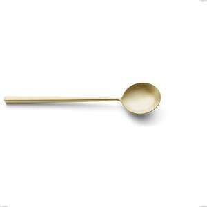 Cucchiaio da tavola, minestra Kyoto Sabbiato Champagne, Acciaio inox (Aisi 304) inox sabbiato, lunghezza 210 mm
