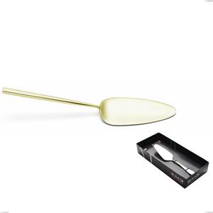Confezione vetrina 1 pezzo pala torta Kyoto Tin Gold, Acciaio inox (Aisi 304) trattamento pvd acciaio lucido