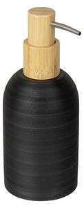 Dispenser per sapone nero opaco in poliresina 250 ml Altavalle – Wenko