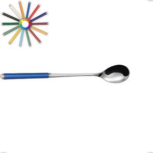 Cucchiaio bibita linea, Acciaio 18/10 (AISI304) inox lucido , manici in metacrilato lunghezza 216 mm