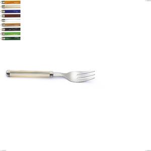 Forchetta dolce Linea Perlato, Acciaio inox 18/10 (AISI304) lunghezza 155 mm manico in ABS doppia ghiera lavabili in lavastoviglie