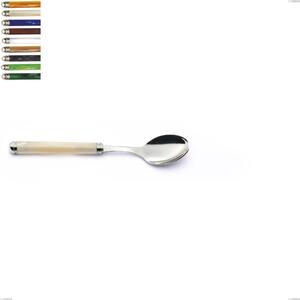 Cucchiaio dolce Linea Perlato, Acciaio inox 18/10 (AISI304) Lunghezza 185 mm manico in ABS doppia ghiera lavabili in lavastoviglie