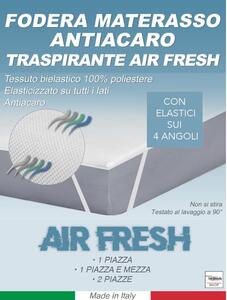 COPRIMATERASSO Antiacaro TRAVERSA TRASPIRANTE AIR Fresh 1 PIAZZA