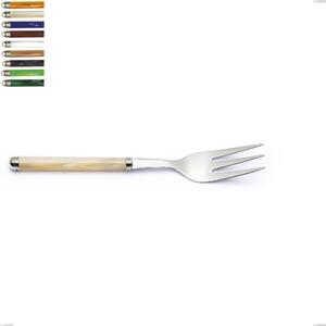Forchetta da servizio Linea Perlato, lunghezza 238 mm Acciaio inox 18/10 (AISI304) manico in ABS doppia ghiera lavabili in lavastoviglie