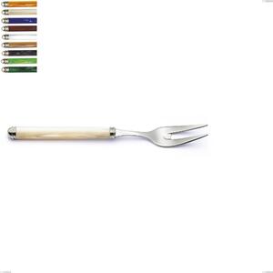 Forchetta carne Linea Perlato, Acciaio inox 18/10 (AISI304) Lunghezza 213 mm manico in ABS doppia ghiera lavabili in lavastoviglie