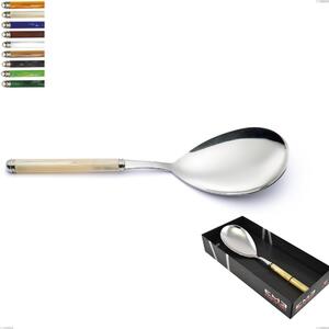 Confezione vetrina 1 pezzo pala riso Linea Perlato, Acciaio inox 18/10 (AISI304)