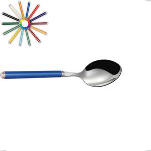 Cucchiaio da tavola LINEA in acciaio 18.10 Lunghezza 200 mm manico in Metacrilato lavabili in lavastoviglie