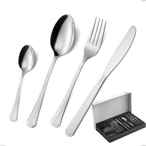 Confezione Panoramica 30 pezzi coltello economico loira, Acciaio inox Aisi 304 lucido, spessore 2 mm, design Classico