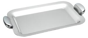 Vassoio rettangolare con manici JOINT EME 38x27,5 cm - senza manici in acciaio inox lucido manicatura in metallo pressofuso finitura lucida e sabbiata