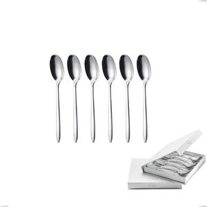 Confezione a libro 6 pezzi cucchiaini caff� live, Acciaio inox (Aisi 304) lucido