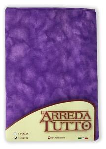 TELO ARREDO COPRITUTTO GRAN FOULARD COPRILETTO COPRIDIVANO TESSUTO UNITO VIOLA LILLA 1 PIAZZA