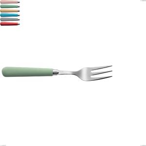Forchetta da servizio macarons, Acciaio inox 18.10 lunghezza 234 mm manici in acrilico inox lucido