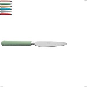 Coltello tavola macarons, Acciaio inox 18.10 lunghezza 227 mm manici in acrilico inox lucido