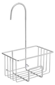 Mensola da bagno da appendere color argento lucido in acciaio inox Milito – Wenko